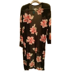 DUSTER~Floral~Mid Length~Large